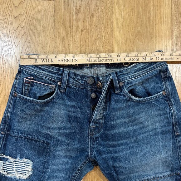 Japanese Denim "Hagen" Selvedge Patchwork Series  (W33 L34) - Picture 4 of 8